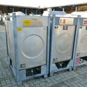 1000 liter tank i Rostfritt 304