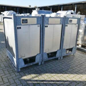 1000 liter tank i Rostfritt 304