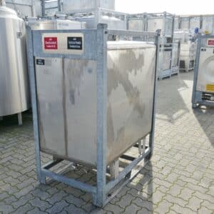 1000 liter tank i Rostfritt 304