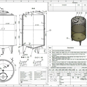 3200 liter tank i Syrafast 316